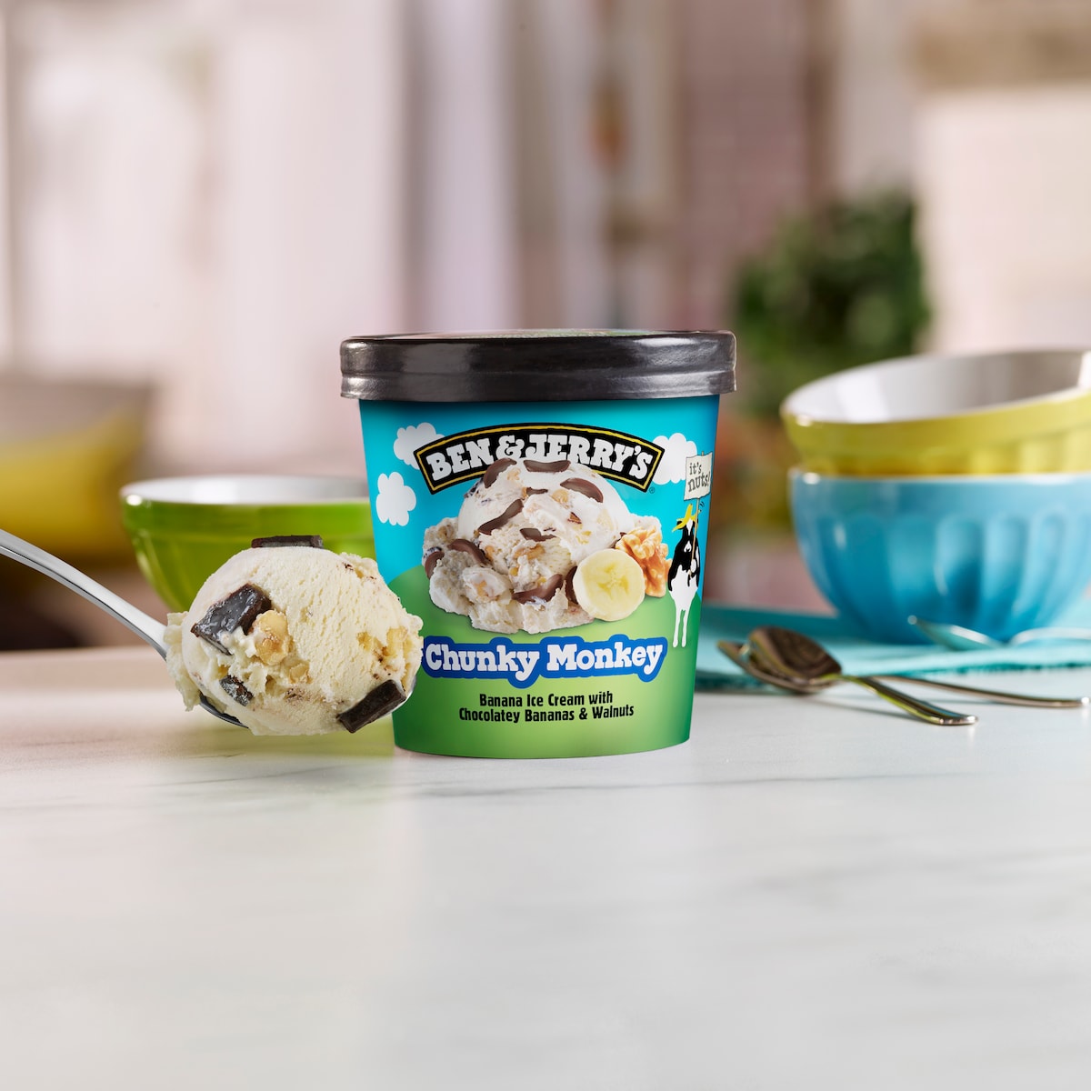 Chunky Monkey Helado - Pint 3 / 4